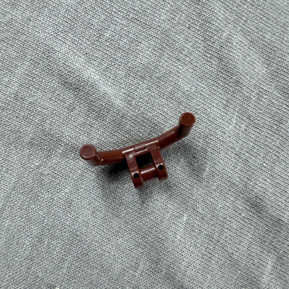 LEGO Parts - Brown Minifigure Utensil Handlebars Handle Bars 98397 Lot of 10 - Picture 3 of 4